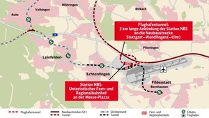 Züblin Auftrag Bahnprojekt Stuttgart