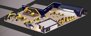 Hyundai Construction Equipment stellt auf dem Bauma-Stand 15 Produkte vor, von denen sechs Europa-Premiere haben. (Bild: Hyundai Construction Equipment)